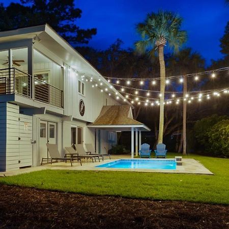 Luxury Beach House - 2Min Walk To Beach - Private Pool - Group & Dog Friendly Hilton Head Island Kültér fotó