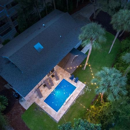 Luxury Beach House - 2Min Walk To Beach - Private Pool - Group & Dog Friendly Hilton Head Island Kültér fotó