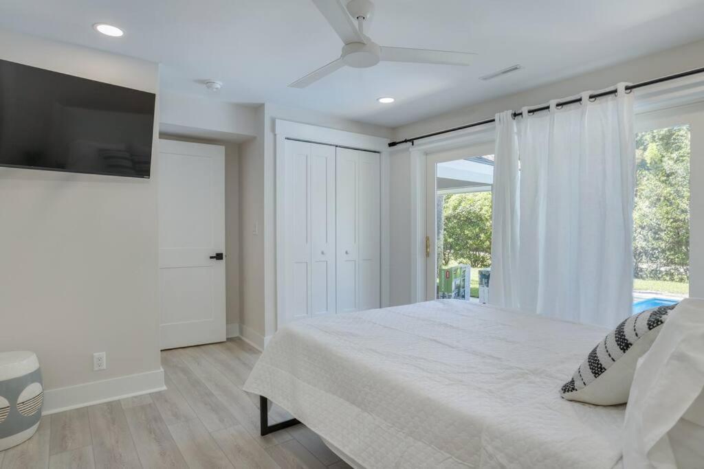 Luxury Beach House - 2Min Walk To Beach - Private Pool - Group & Dog Friendly Hilton Head Island Kültér fotó
