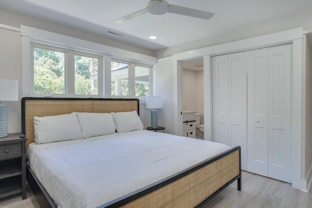 Luxury Beach House - 2Min Walk To Beach - Private Pool - Group & Dog Friendly Hilton Head Island Kültér fotó