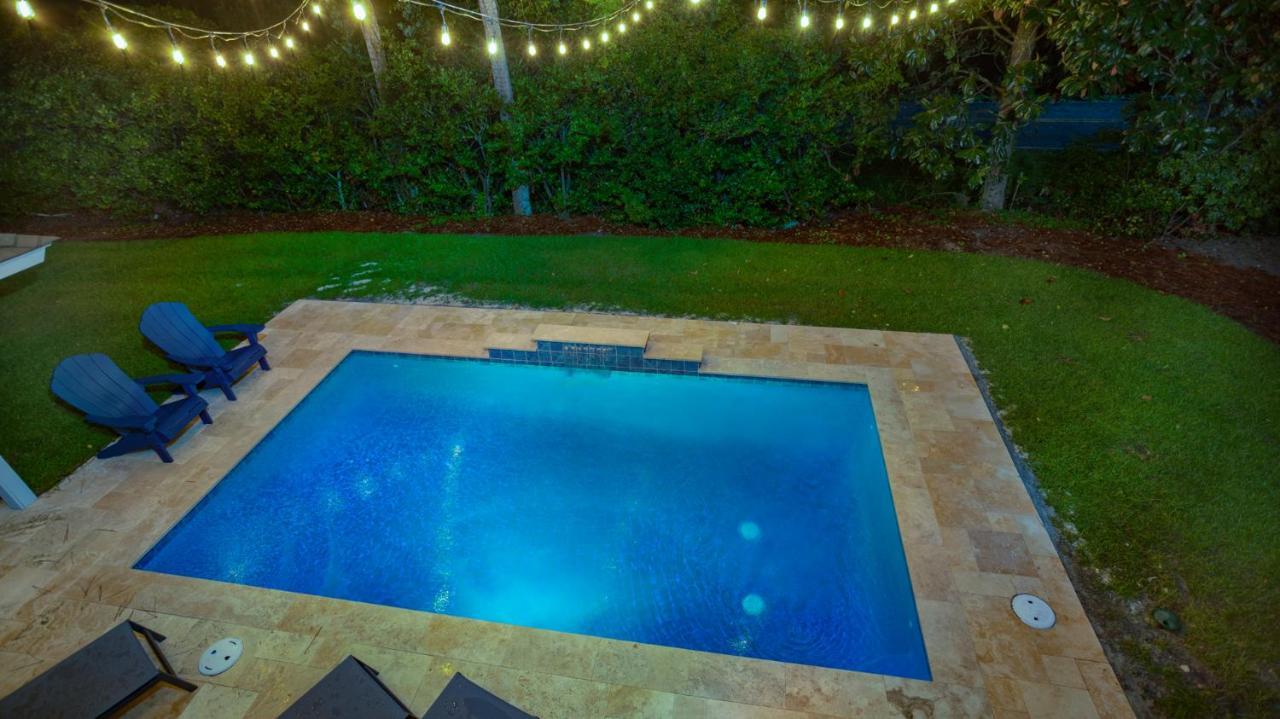 Luxury Beach House - 2Min Walk To Beach - Private Pool - Group & Dog Friendly Hilton Head Island Kültér fotó